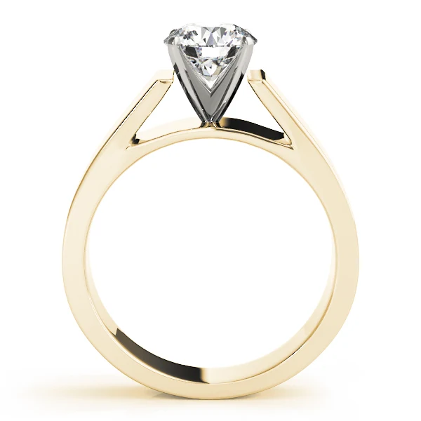 1.00-1.25CT VS-F Lab Grown Diamond Engagement Ring Bold Cathedral Style 14K Solid Gold Band - Image 7