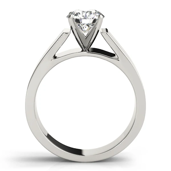 1.00-1.25CT VS-F Lab Grown Diamond Engagement Ring Bold Cathedral Style 14K Solid Gold Band - Image 9