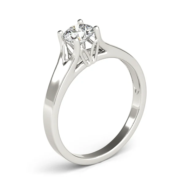 1.00-2.00CT VS-F Lab Grown Diamond Engagement Ring Elegant 14K Solid Gold Solitaire - Image 4