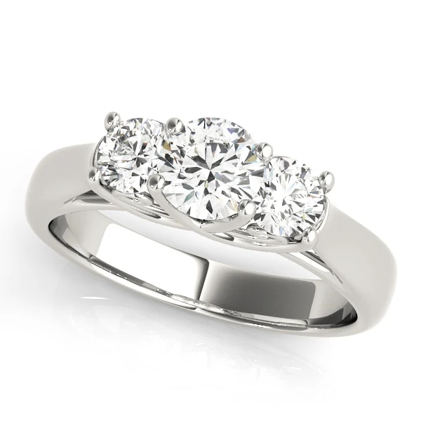 1.00Ct Round Lab Grown Diamond Ring - Classic Prong Setting - 14k Gold