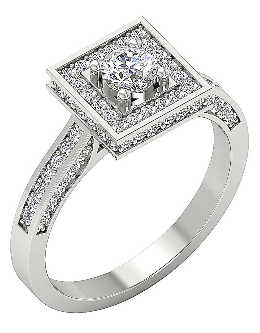1.20 CT F-VS Round Brilliant Lab Grown Diamond Classic Solitaire