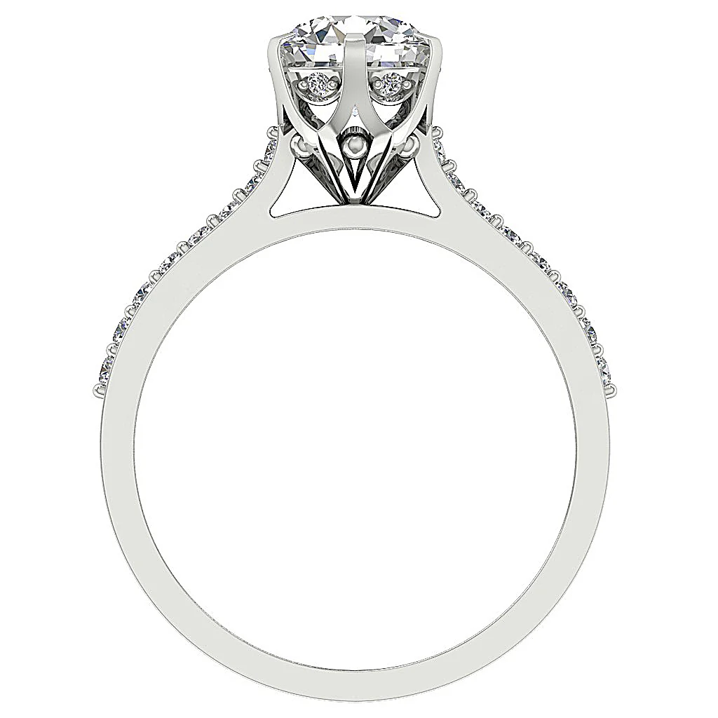 1.25 CT Round Brilliant Cut Lab Grown Diamond Solitaire Ring (F Color, VS Clarity) - Image 5