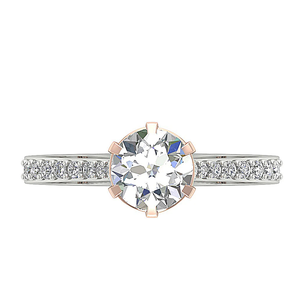 1.25 CT Round Brilliant Cut Lab Grown Diamond Solitaire Ring (F Color, VS Clarity) - Image 6