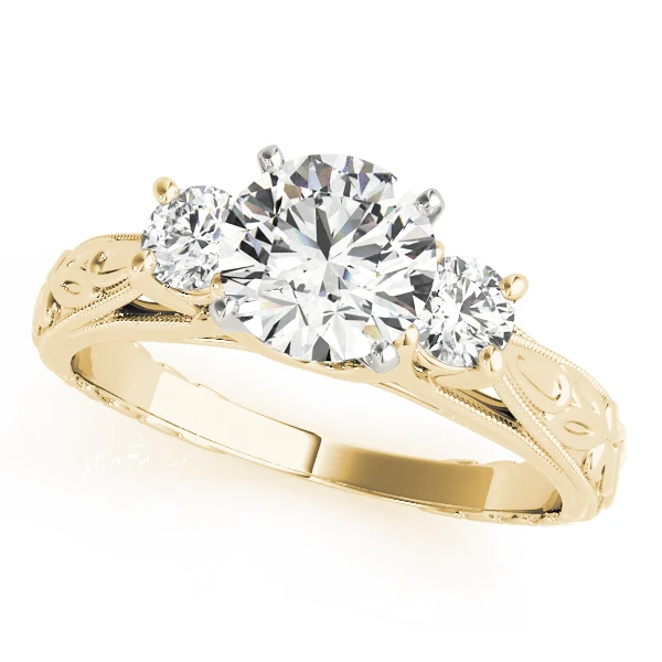 1.30 Ct VS-F Colorless Lab Grown Diamond 3-Stone Anniversary Ring - Image 2