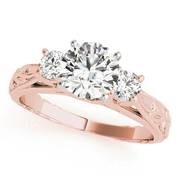 1.30 Ct VS-F Colorless Lab Grown Diamond 3-Stone Anniversary Ring - Image 3