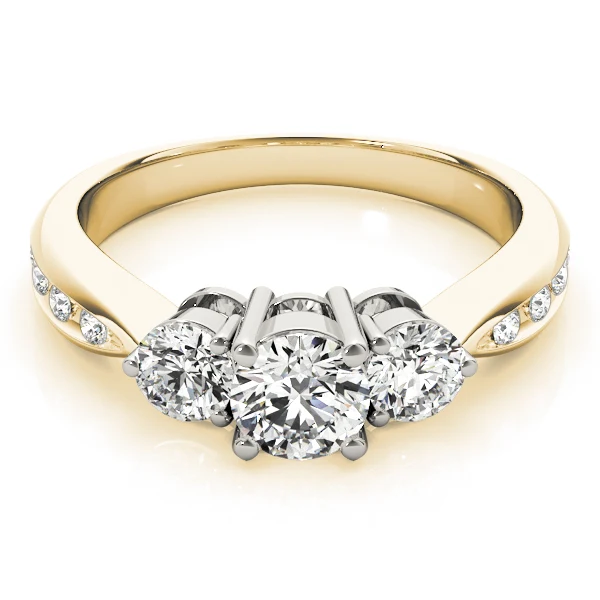 1.33ct Round Brilliant Lab-Grown Diamond Three-Stone Ring | F-VS - Image 11