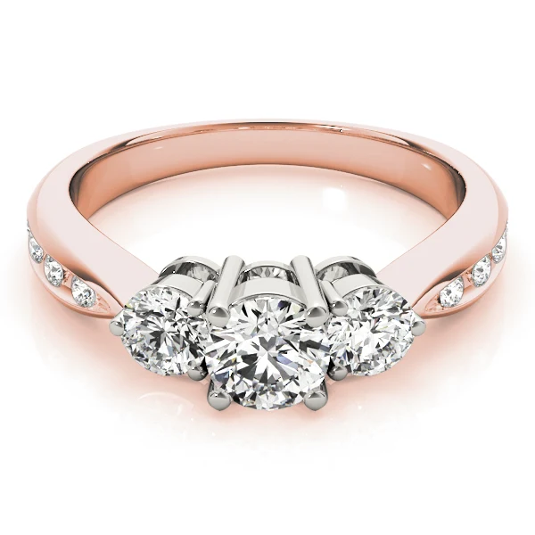 1.33ct Round Brilliant Lab-Grown Diamond Three-Stone Ring | F-VS - Image 12