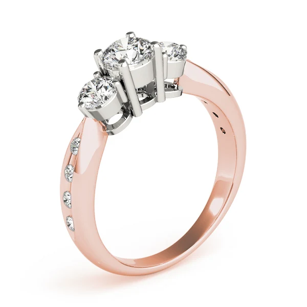 1.33ct Round Brilliant Lab-Grown Diamond Three-Stone Ring | F-VS - Image 8