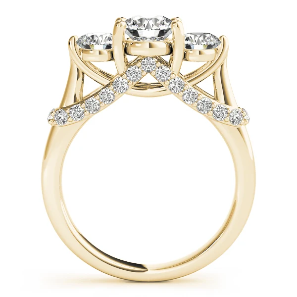 1.45Ct Round Lab Grown Diamond Ring - 14k White/Yellow/Rose Gold - Prong Setting - Image 4
