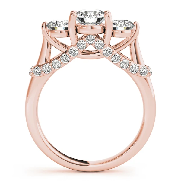 1.45Ct Round Lab Grown Diamond Ring - 14k White/Yellow/Rose Gold - Prong Setting - Image 5