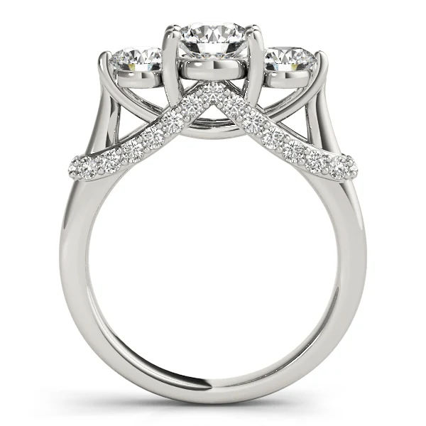 1.45Ct Round Lab Grown Diamond Ring - 14k White/Yellow/Rose Gold - Prong Setting - Image 6