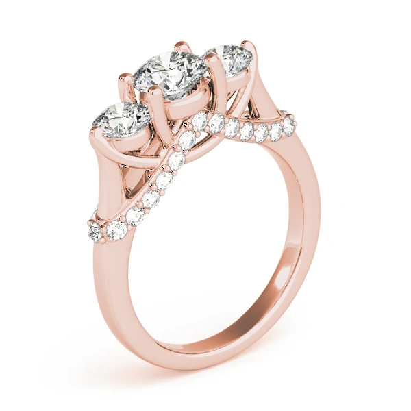 1.45Ct Round Lab Grown Diamond Ring - 14k White/Yellow/Rose Gold - Prong Setting - Image 8