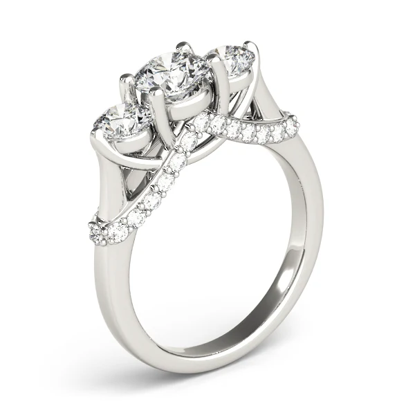 1.45Ct Round Lab Grown Diamond Ring - 14k White/Yellow/Rose Gold - Prong Setting - Image 9