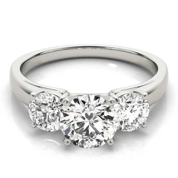 1.50ct Round Brilliant Lab-Grown Diamond Three-Stone Wedding Ring | F-VS - Image 12