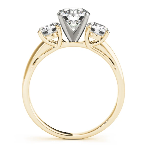 1.50ct Round Brilliant Lab-Grown Diamond Three-Stone Wedding Ring | F-VS - Image 4