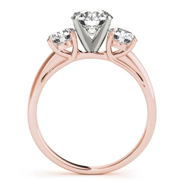 1.50ct Round Brilliant Lab-Grown Diamond Three-Stone Wedding Ring | F-VS - Image 5