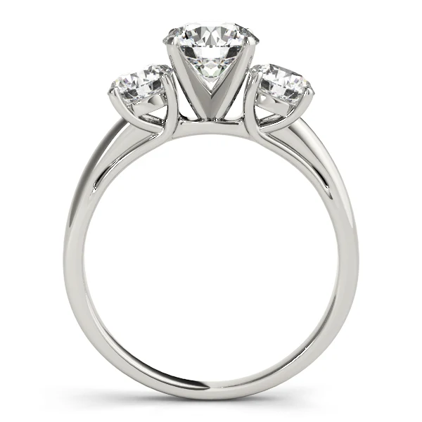 1.50ct Round Brilliant Lab-Grown Diamond Three-Stone Wedding Ring | F-VS - Image 6
