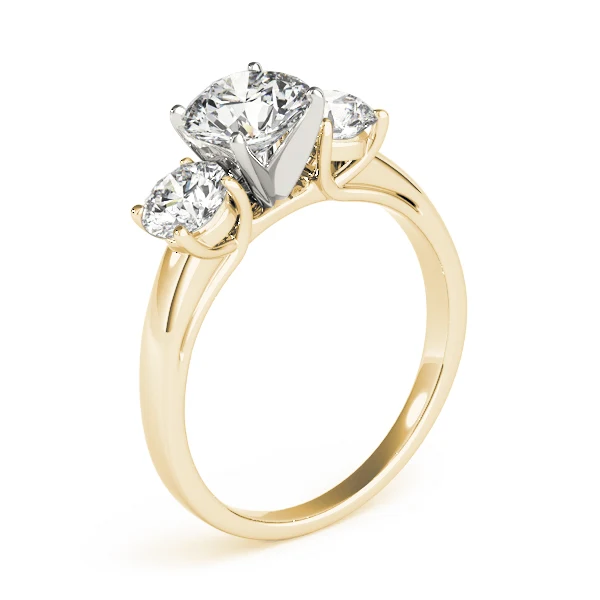 1.50ct Round Brilliant Lab-Grown Diamond Three-Stone Wedding Ring | F-VS - Image 7