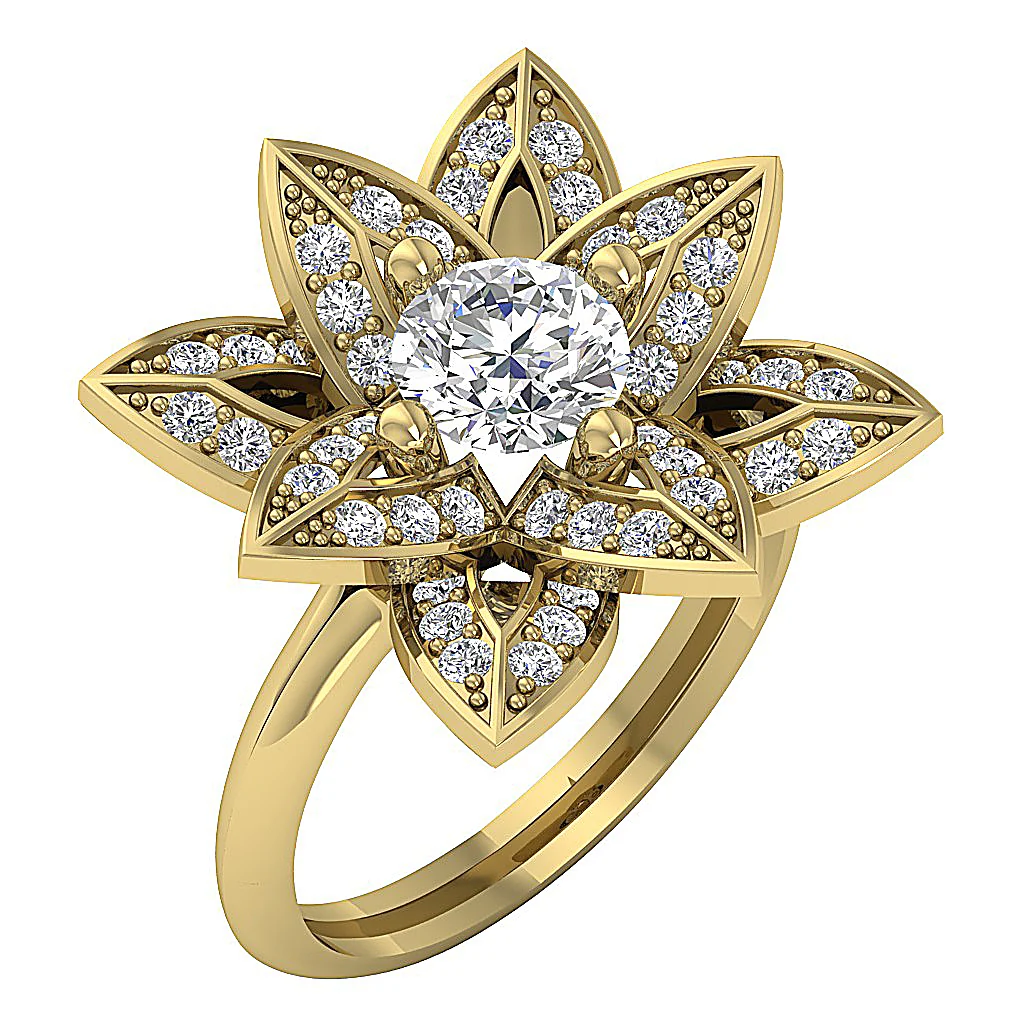1.80 CT Round Brilliant Cut Lab Grown Diamond Solitaire Ring in 14K Gold - Image 3