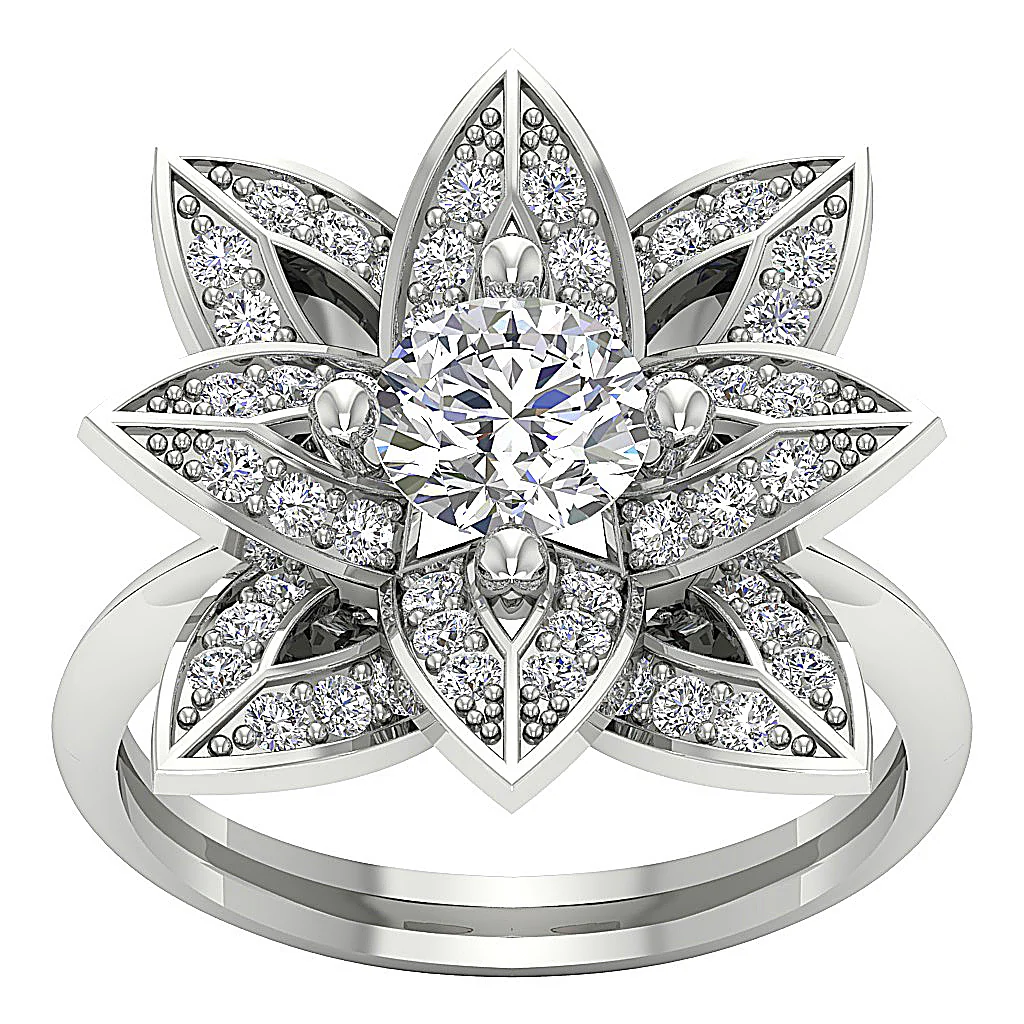 1.80 CT Round Brilliant Cut Lab Grown Diamond Solitaire Ring in 14K Gold - Image 4