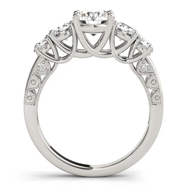 1.95 CT Round Cut Lab Grown Diamond Solitaire Engagement Ring - Image 6