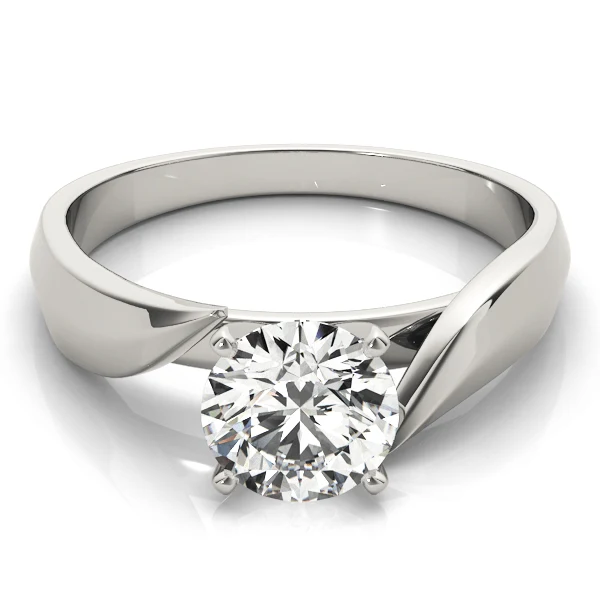 14K Gold VS F 1.00-2.00 Ct Round Cut Lab Grown Diamond Solitaire Engagement Bypass Twist Band Ring for Women - Image 10