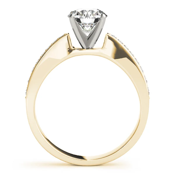 14k Gold VS F 1.25 Carat Engagement Ring with Classic Round Cut Lab Grown Diamond For Women - Image 4