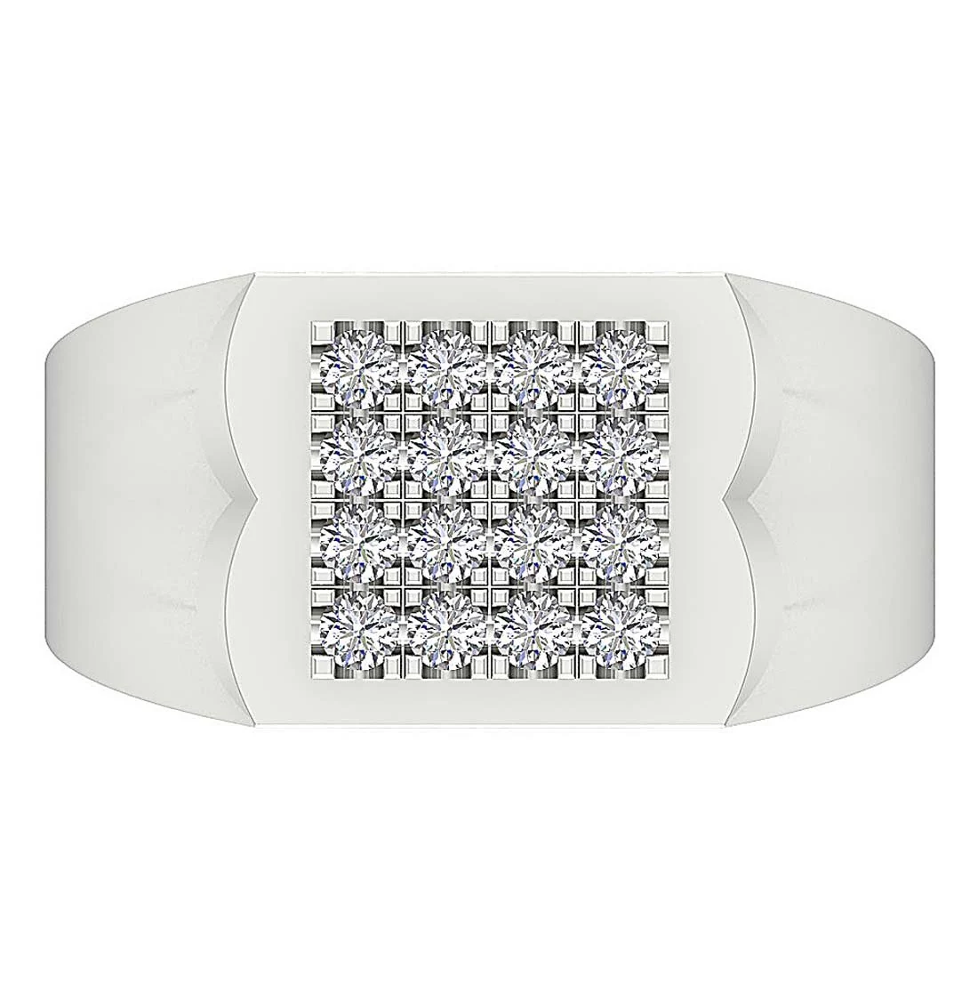 The Luna Handmade Natural Diamond Prong Set 14k Solid Gold Mens Anniversary Ring 12.00 MM - Image 8