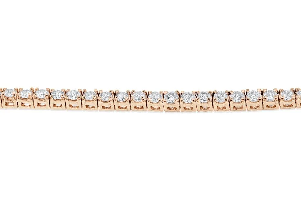 14k Solid Gold Tennis Bracelet 6.25Ct I1/SI1/VS1/VVS1 Natural Diamonds Prong Set 7.00Inch - Image 10
