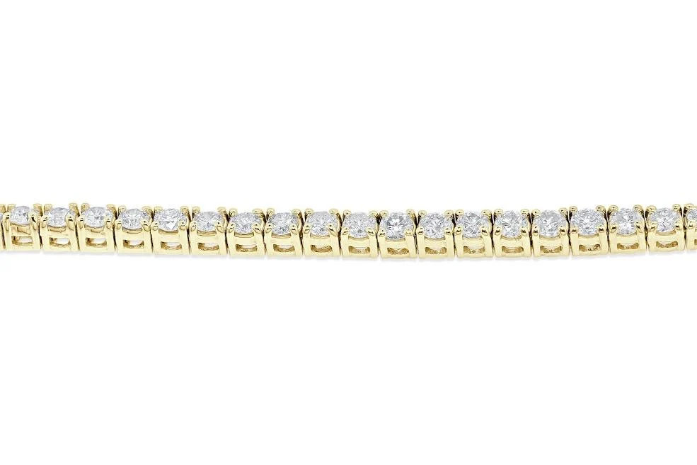 14k Solid Gold Tennis Bracelet 6.25Ct I1/SI1/VS1/VVS1 Natural Diamonds Prong Set 7.00Inch - Image 11