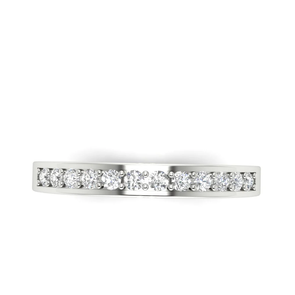 The Hadley Petite Engagement Ring Round Diamond 14k Solid Gold Prong Set - Image 5