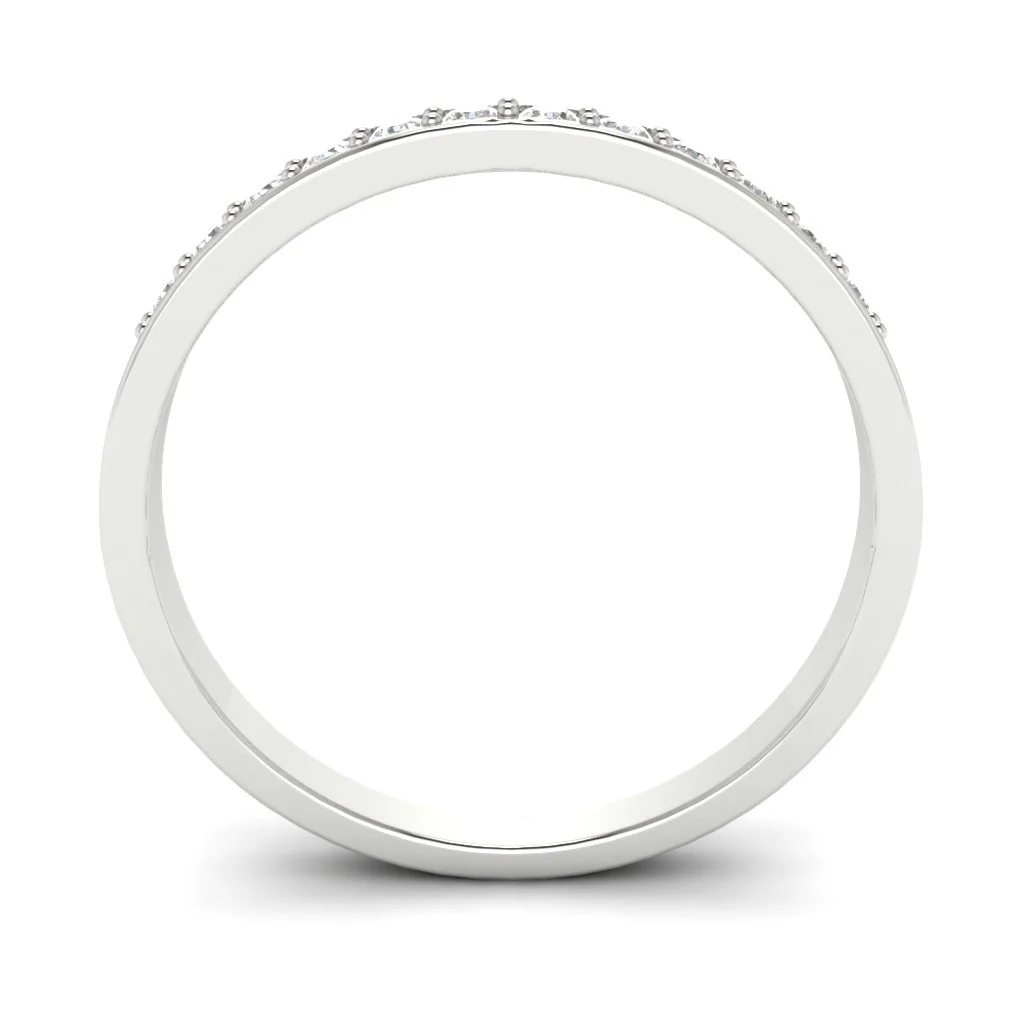 The Hadley Petite Engagement Ring Round Diamond 14k Solid Gold Prong Set - Image 6