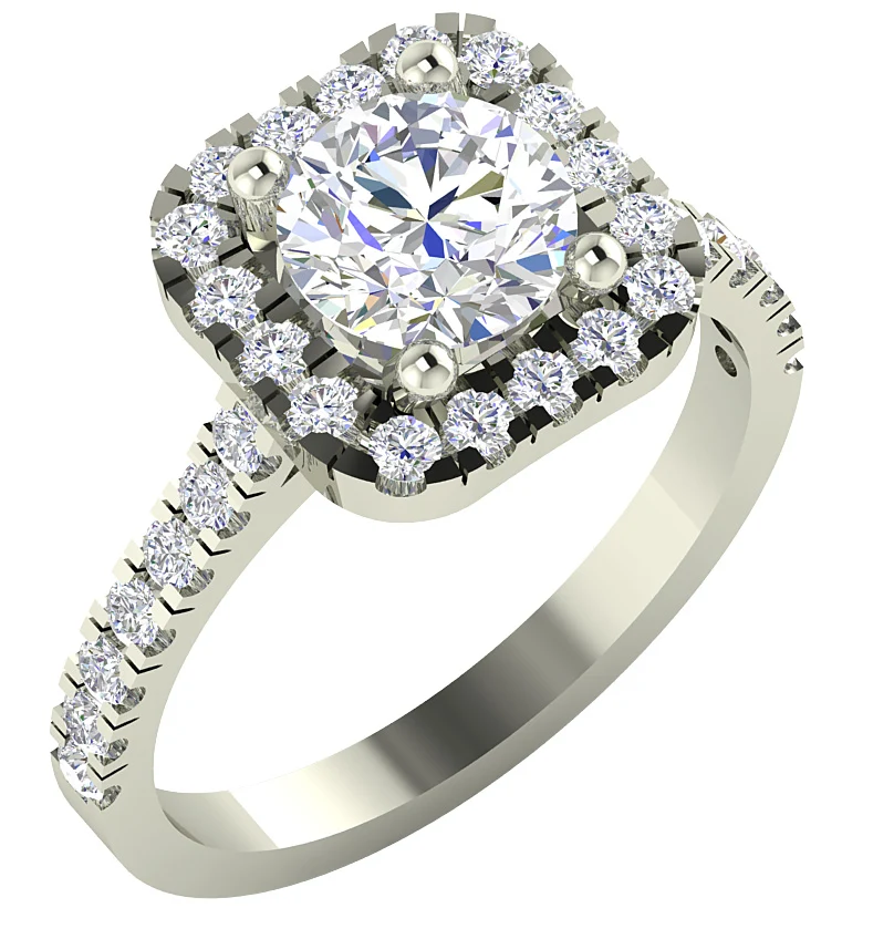 2.00 CT Round Brilliant Cut Lab Grown Diamond Solitaire Ring (F Color, VS Clarity)