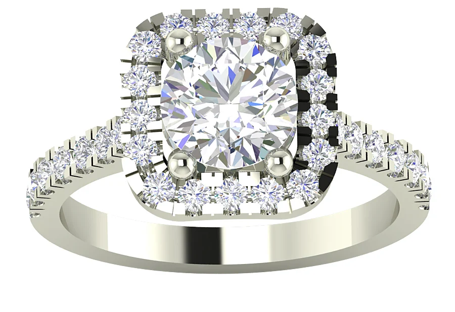 2.00 CT Round Brilliant Cut Lab Grown Diamond Solitaire Ring (F Color, VS Clarity) - Image 4