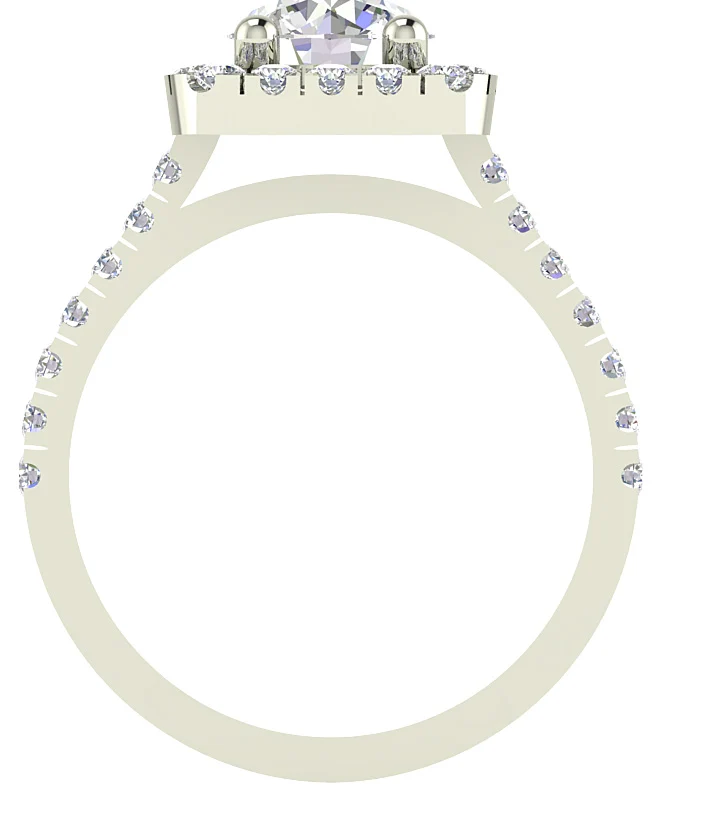 2.00 CT Round Brilliant Cut Lab Grown Diamond Solitaire Ring (F Color, VS Clarity) - Image 5