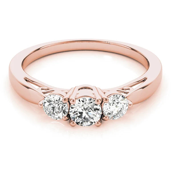 2.90 Ct 3-Stone Lab Grown Diamond Ring - Past Present Future Trinity Ring - Image 11