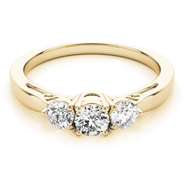 2.90 Ct 3-Stone Lab Grown Diamond Ring - Past Present Future Trinity Ring - Image 12