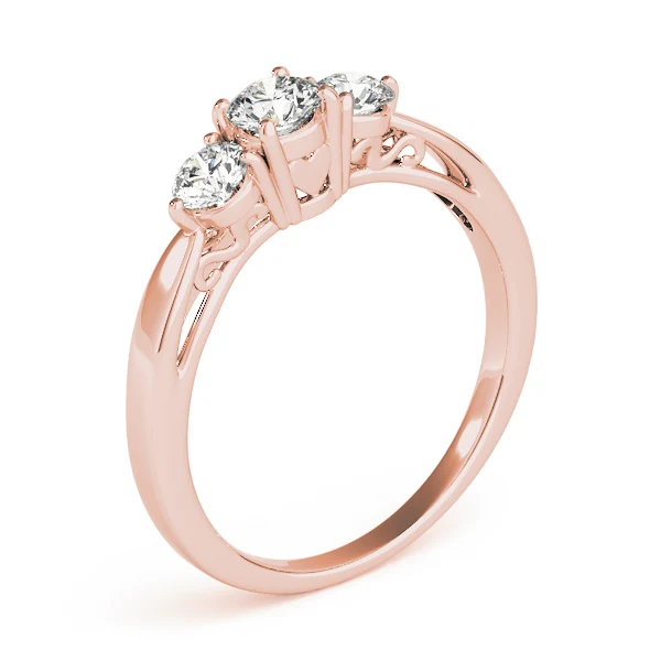 2.90 Ct 3-Stone Lab Grown Diamond Ring - Past Present Future Trinity Ring - Image 9