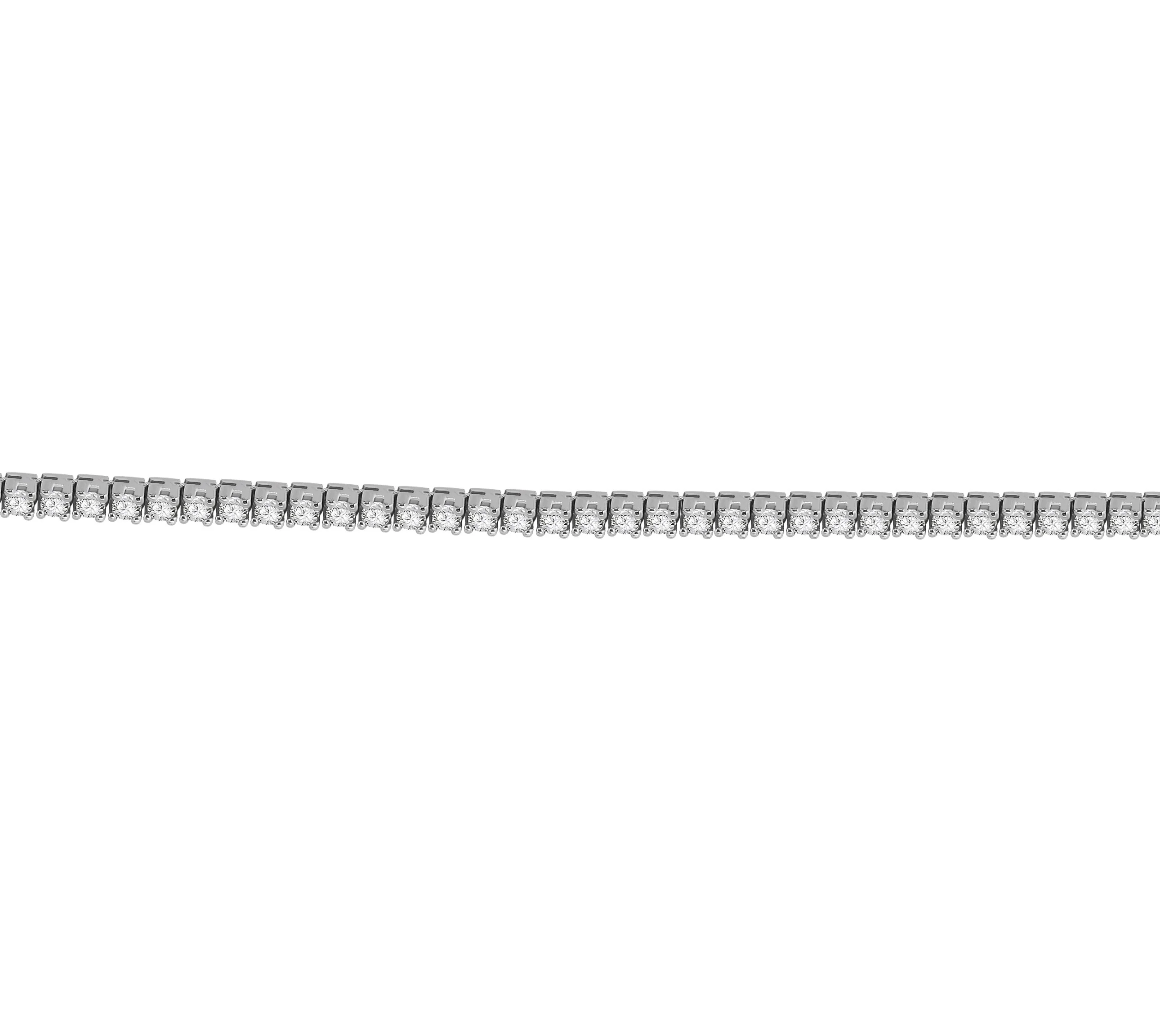 3.25Ct Tennis Bracelet 14k Solid Gold Natural Diamonds I1/SI1/VS1/VVS1 Prong Set 7.00Inch - Image 3