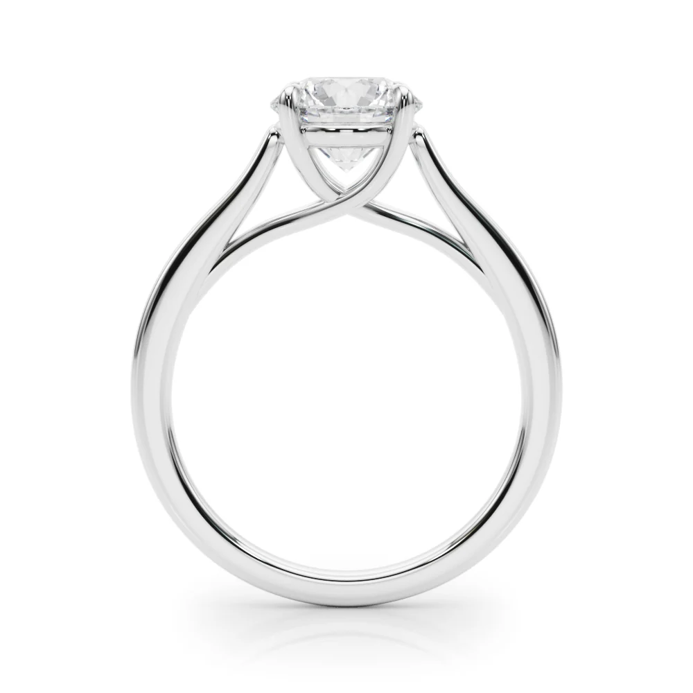 4-Prong Solitaire Engagement Ring VS F 1.50-3.00 Carat Lab Grown Diamond 14K Solid Gold - Image 9