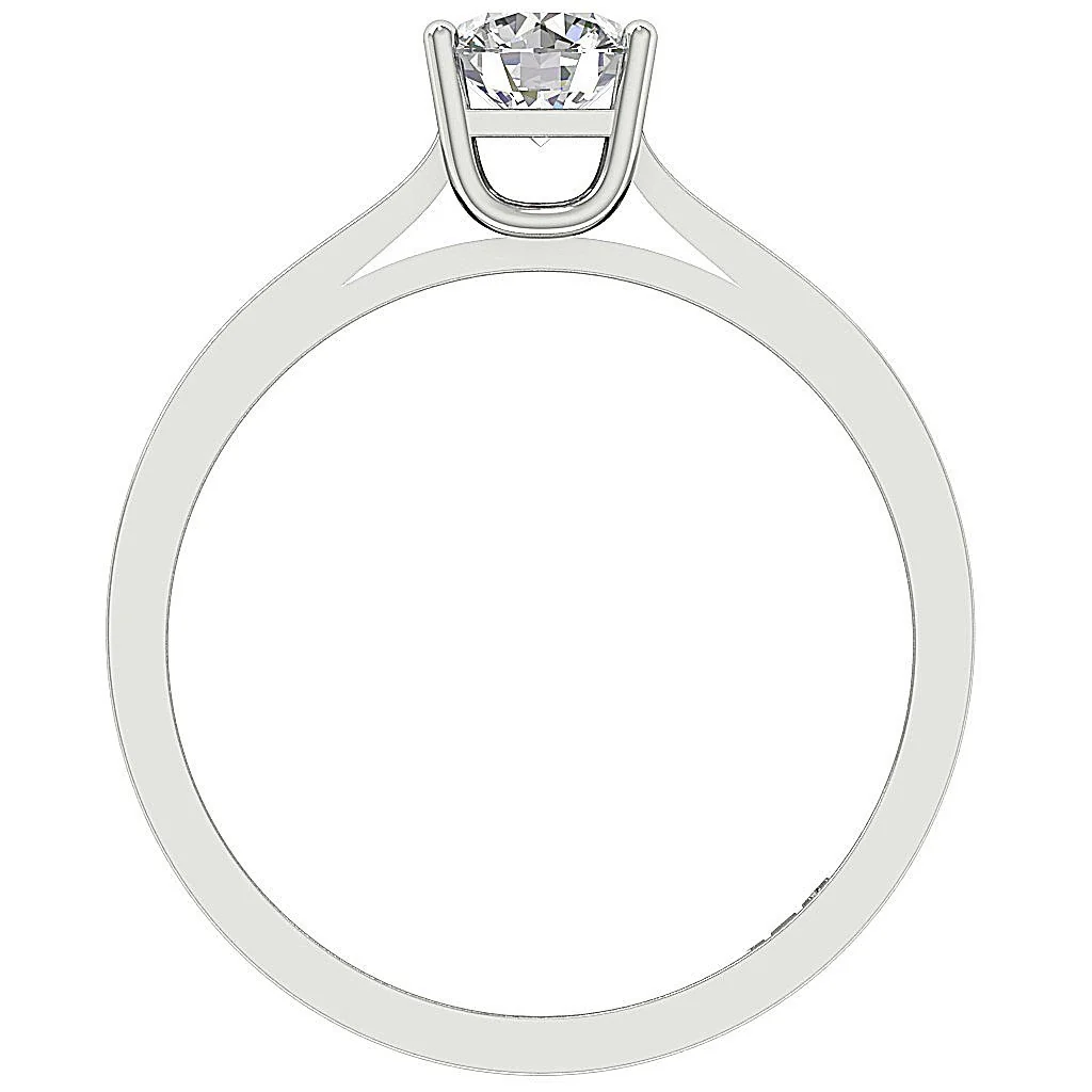Classic 0.50Ct Solitaire Diamond Ring - Handcrafted 14k/18k Solid Gold Engagement Band - Image 5
