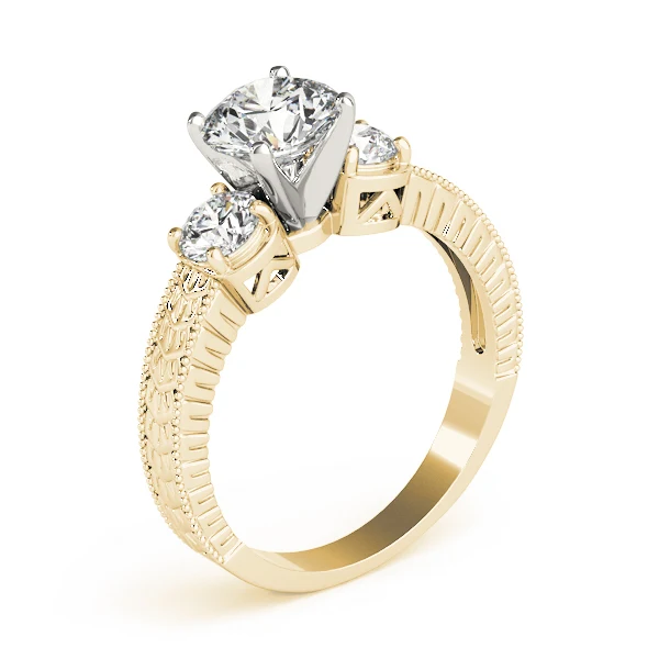 Classic 1.50 CT Lab-Grown Diamond Ring - Past Present Future Style - Image 7