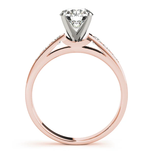 Classic Round Lab Grown Diamond VS F 1.30 Carat Channel-Set Solitaire Engagement Ring - Image 5