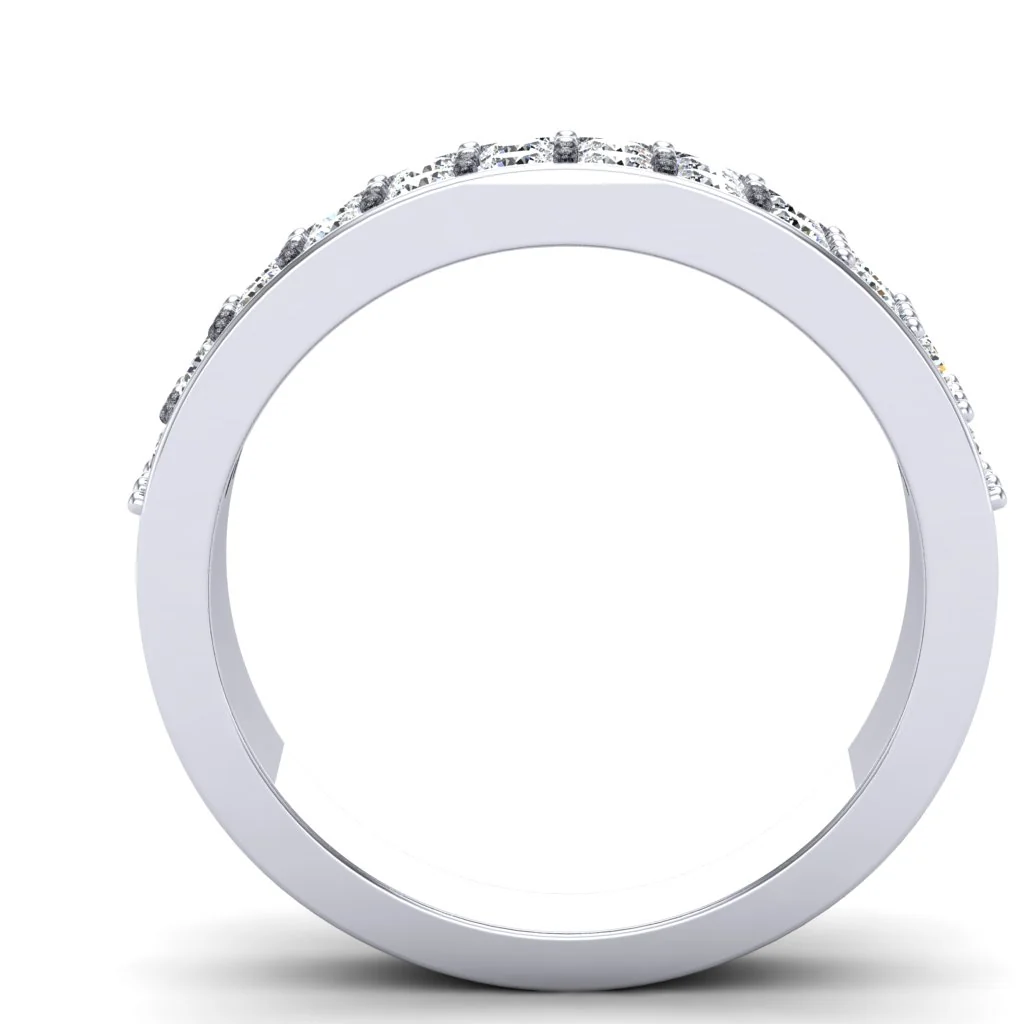 The Emma 14k Yellow Gold Mens Engagement Ring Round Diamond Prong Set 5.80 MM - Image 5