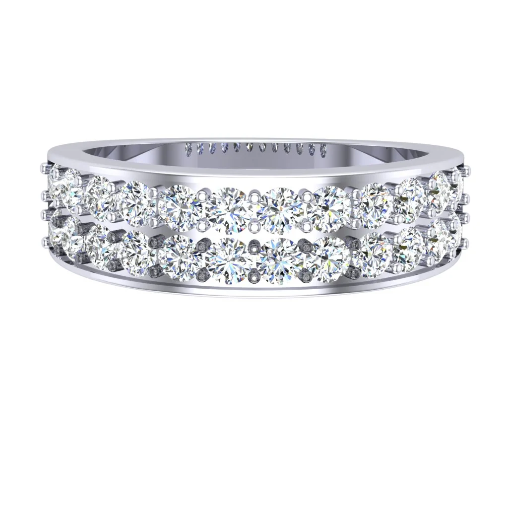 The Emma 14k Yellow Gold Mens Engagement Ring Round Diamond Prong Set 5.80 MM - Image 6