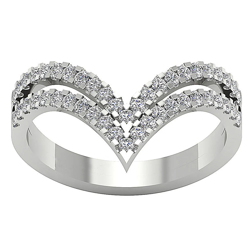 The Caroline Designer Anniversary Ring Round Diamond 14K Yellow Gold Prong Set 15.00 MM - Image 5