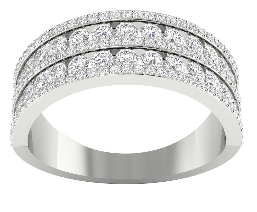 The Mia Round Diamond Designer Engagement Wedding Ring 14K Solid Yellow Gold - Image 5