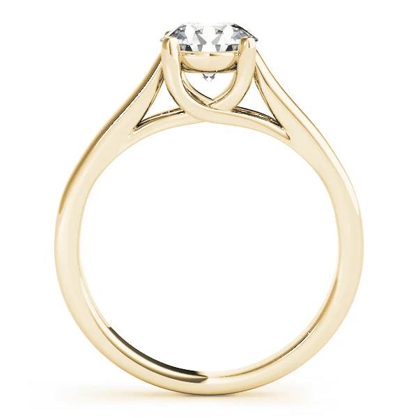 Elegant Infinity VS-F 1.00-2.00 CT Lab Grown Diamond Solitaire Engagement Ring 14K Solid Gold Prong Set - Image 4