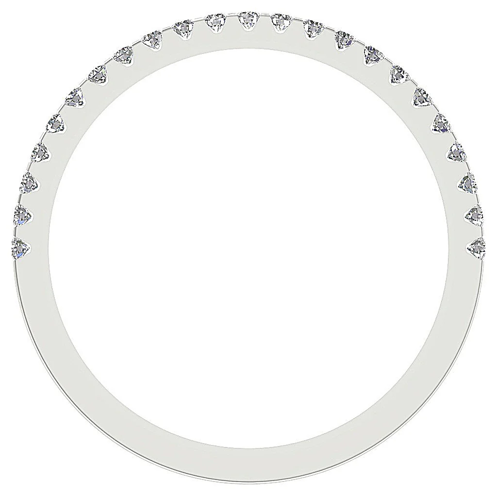 The Willow Engagement Wedding Ring Genuine Diamond 14K Gold Prong Set 1.70 MM - Image 4