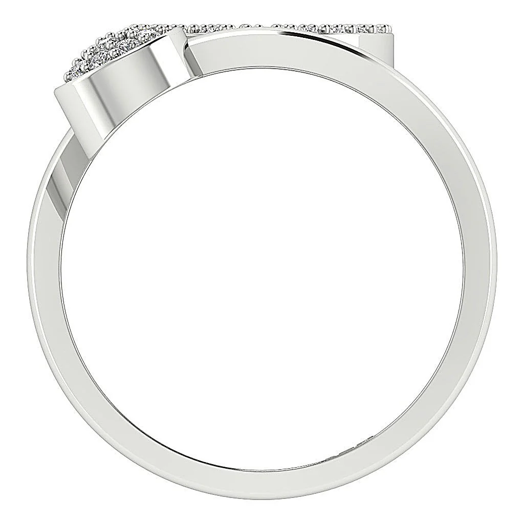 The Kinsley Circle Engagement Ring Genuine Round Cut Diamond 14K Gold Prong Set 16.40 MM - Image 4